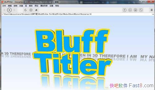 3D文字制作 Blufftitler v15.8.1.2 简体中文注册/演示动画设计